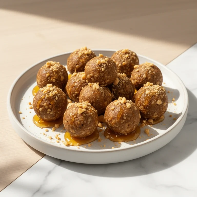 Easy Peanut Protein Balls