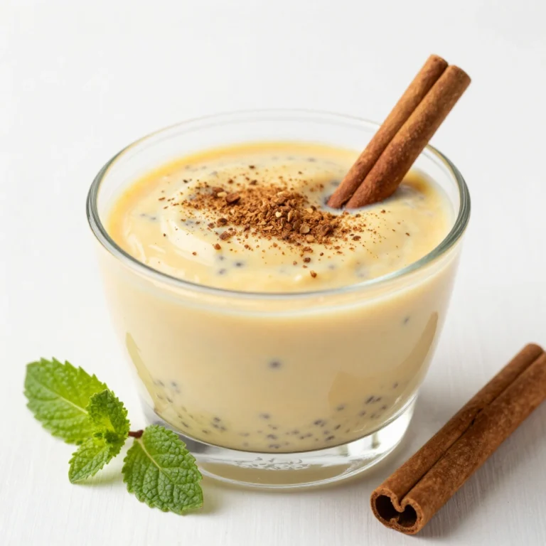 Healthy Eggnog Chia Pudding Recipe