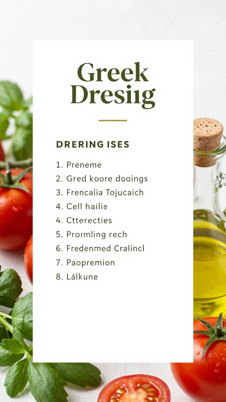 Greek Dressing Recipe