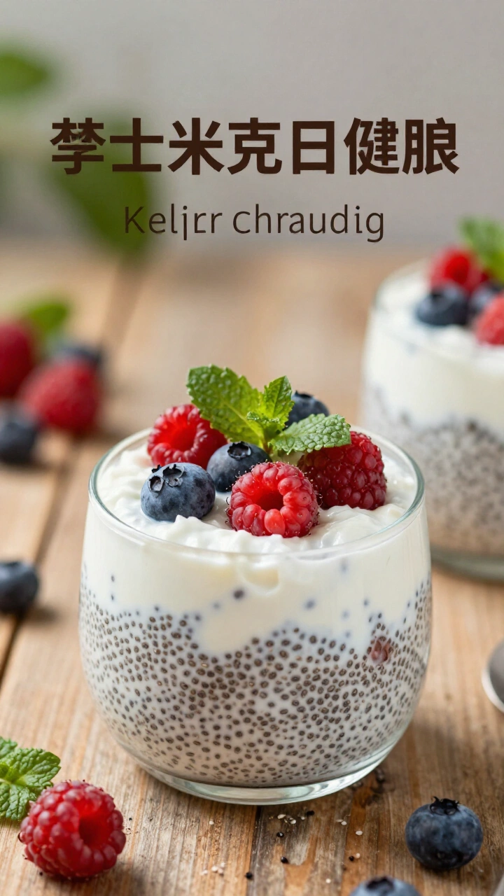 Healthy Kefir Chia Pudding Recipe