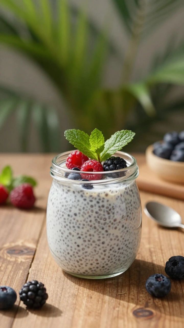 Healthy Kefir Chia Pudding Recipe