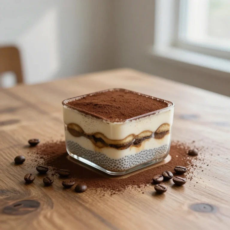 Keto Tiramisu Chia Pudding Recipe