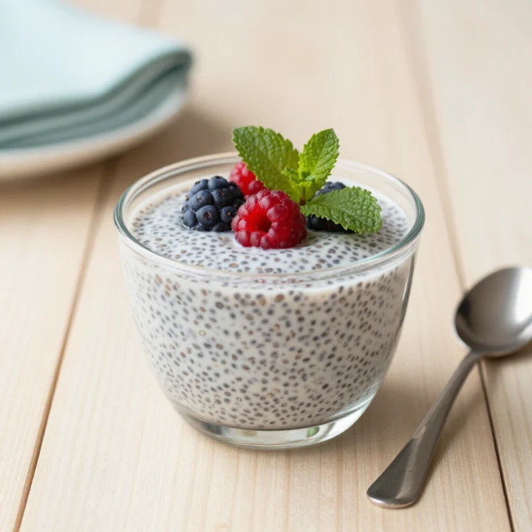Keto Vanilla Chia Pudding Recipe