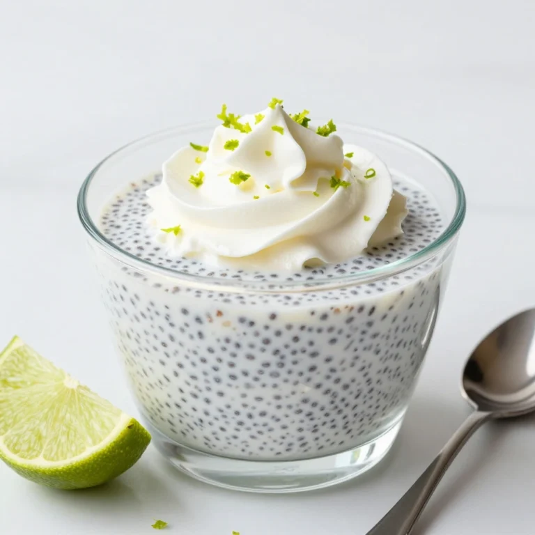 Zesty Key Lime Pie Chia Pudding Recipe