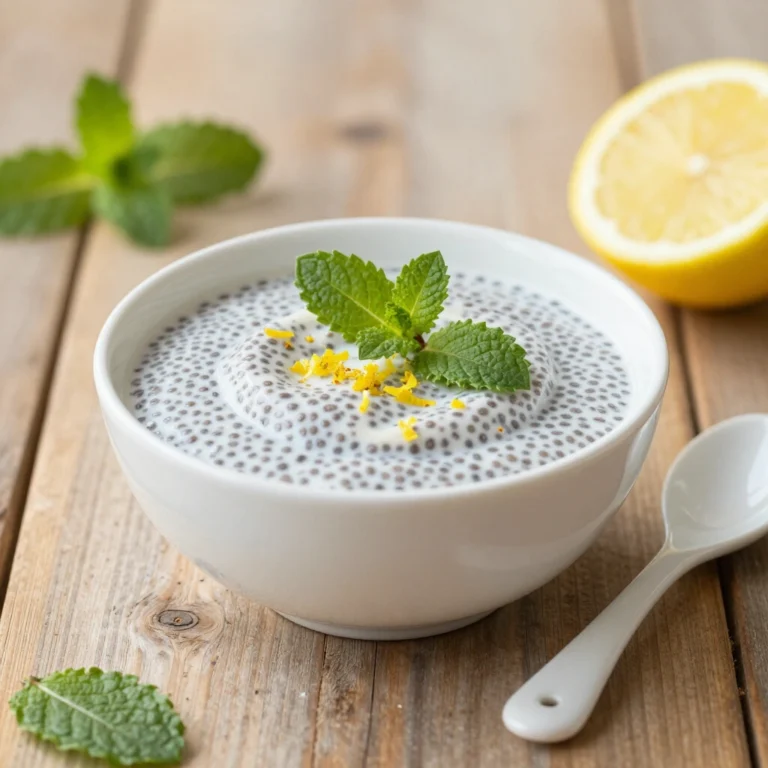 Delicious Lemon Cream Chia Pudding Recipe