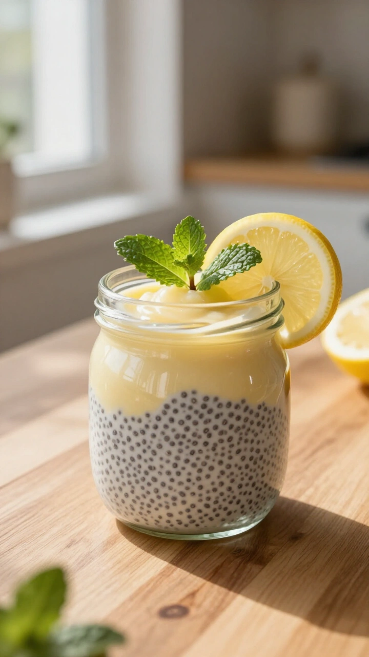 Lemon Curd Chia Pudding