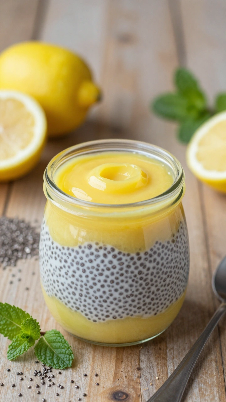 Lemon Curd Chia Pudding