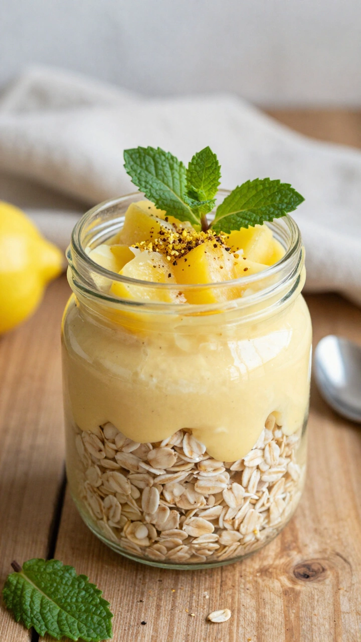 Lemon Curd Overnight Oats