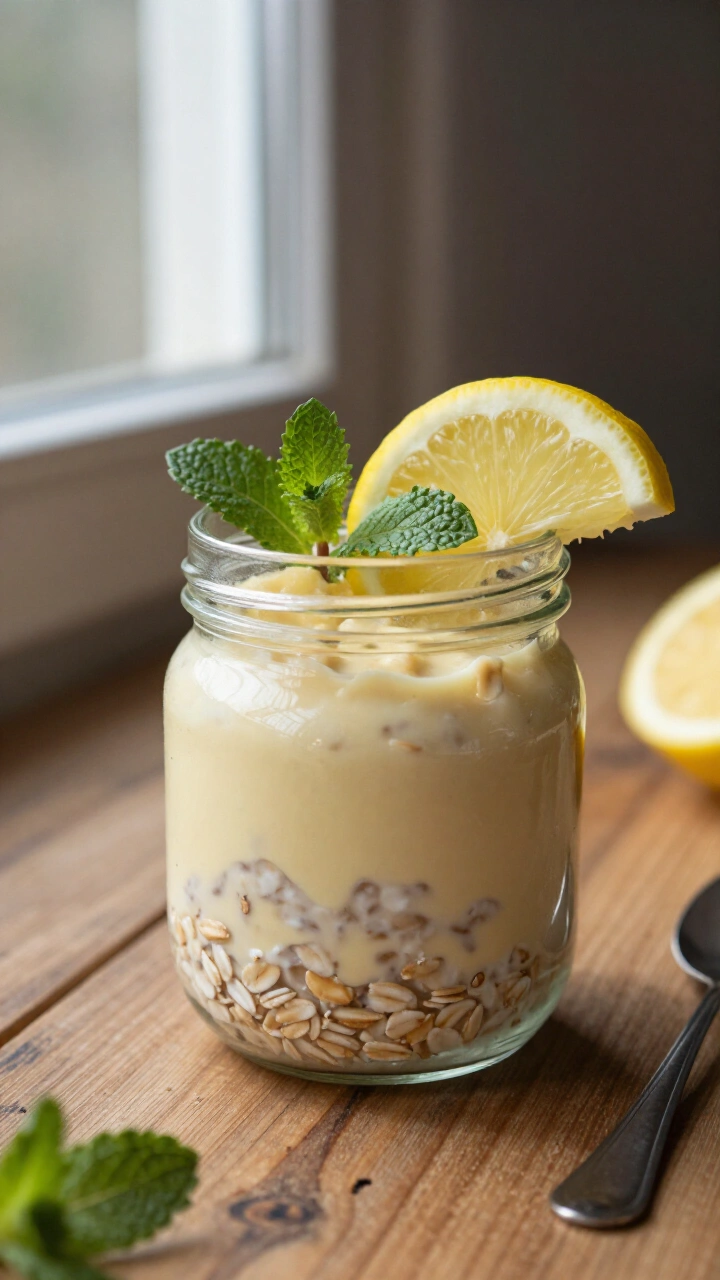 Lemon Curd Overnight Oats