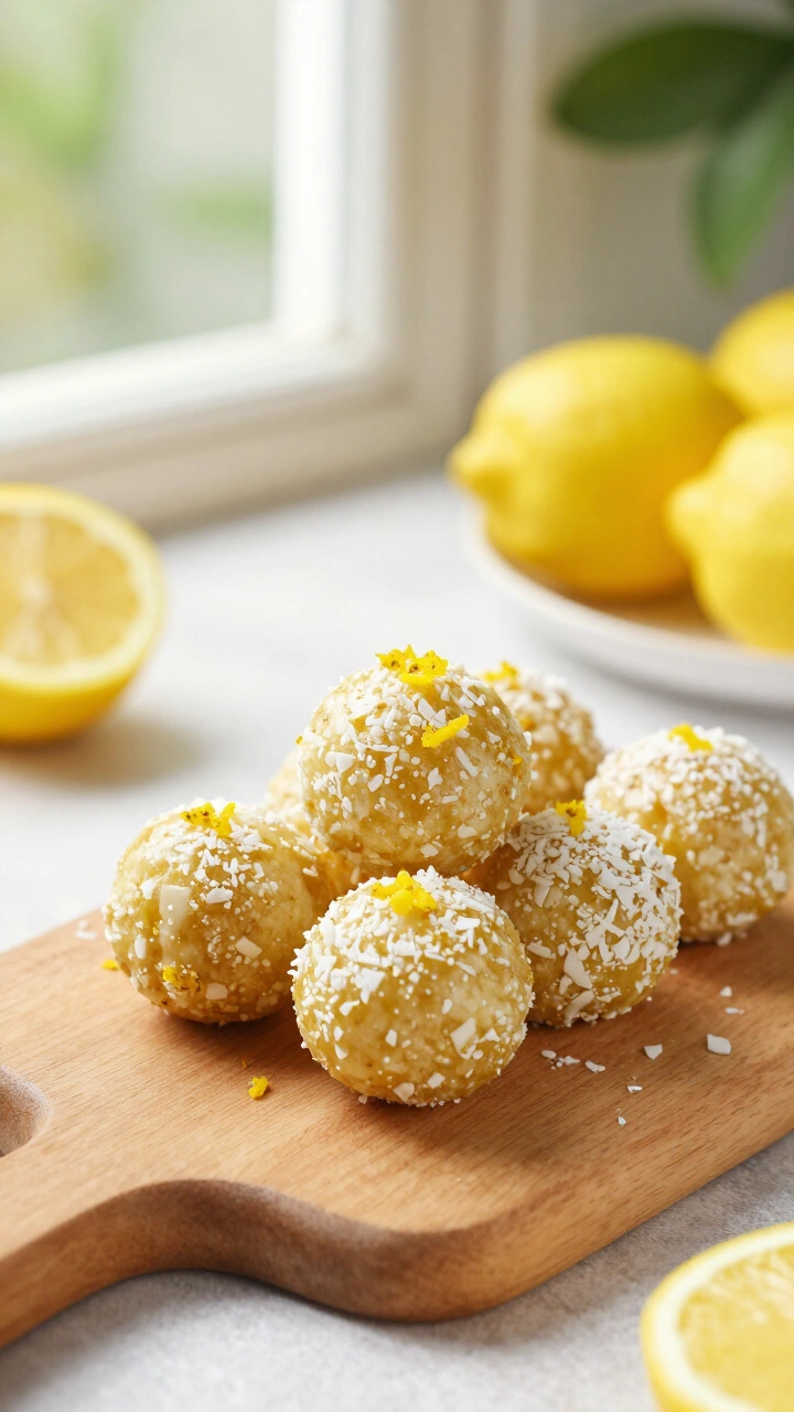 Lemon Protein Balls: Quick Zesty Snack