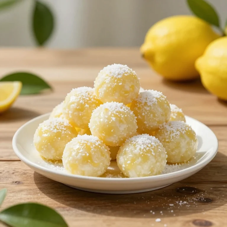Lemon Protein Balls: Quick Zesty Snack