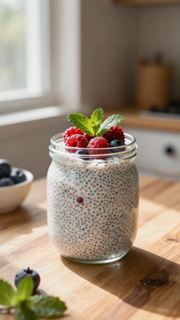 Low Calorie Chia Seed Pudding