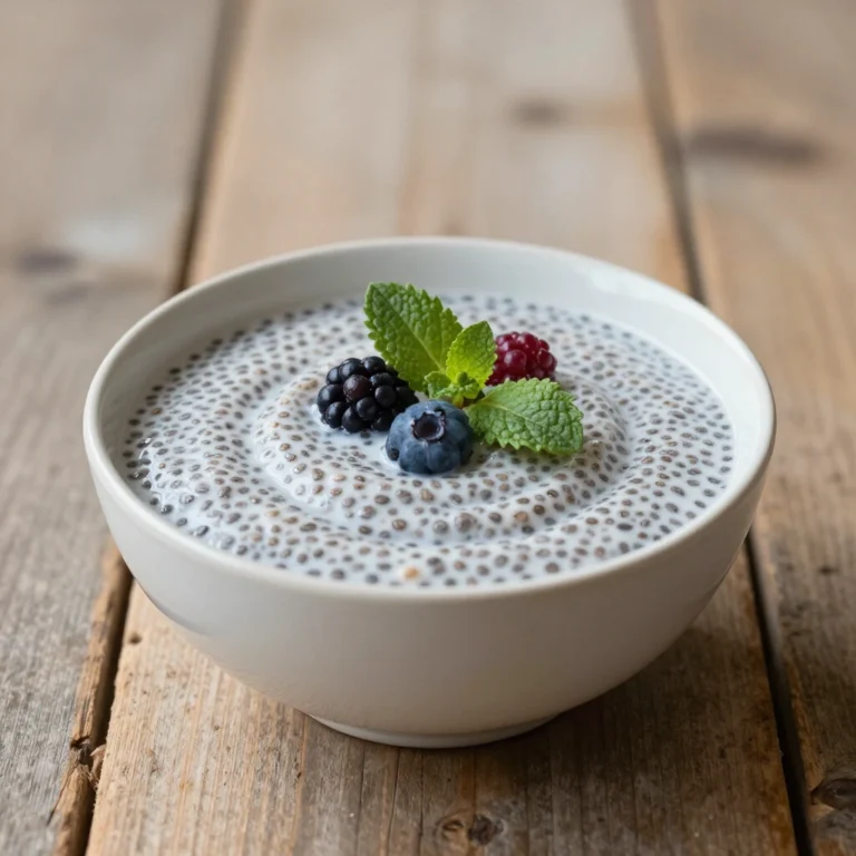 Low Calorie Chia Seed Pudding