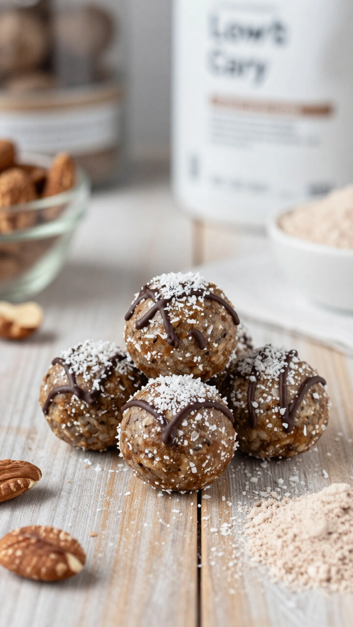 Easy Low Carb Protein Balls Recipe
