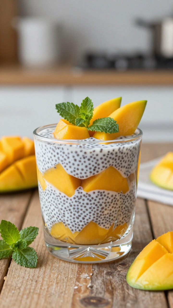Mango Chia Pudding