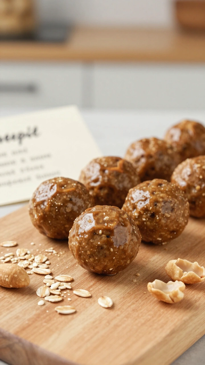 Oatmeal Peanut Butter Protein Balls