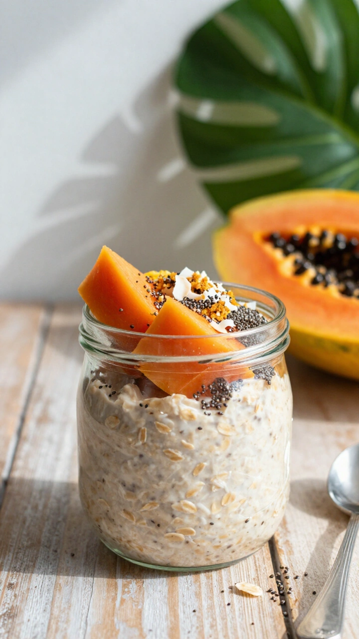 Papaya Overnight Oats