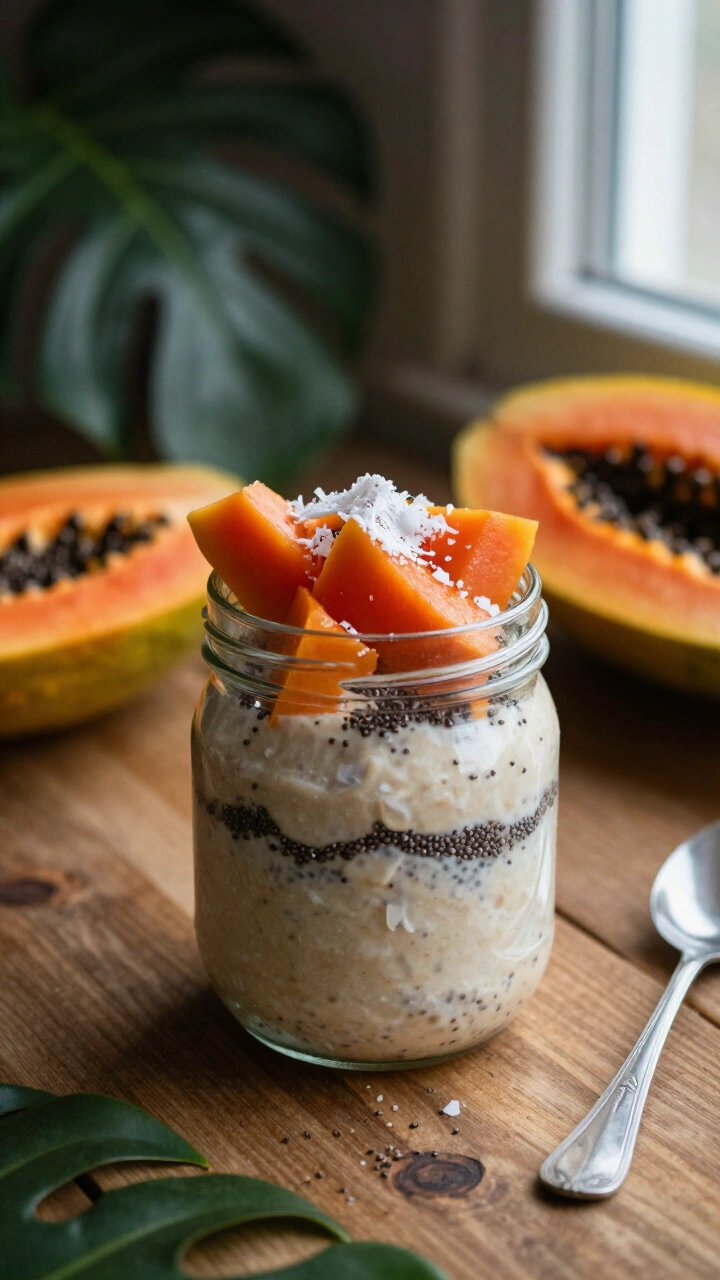 Papaya Overnight Oats
