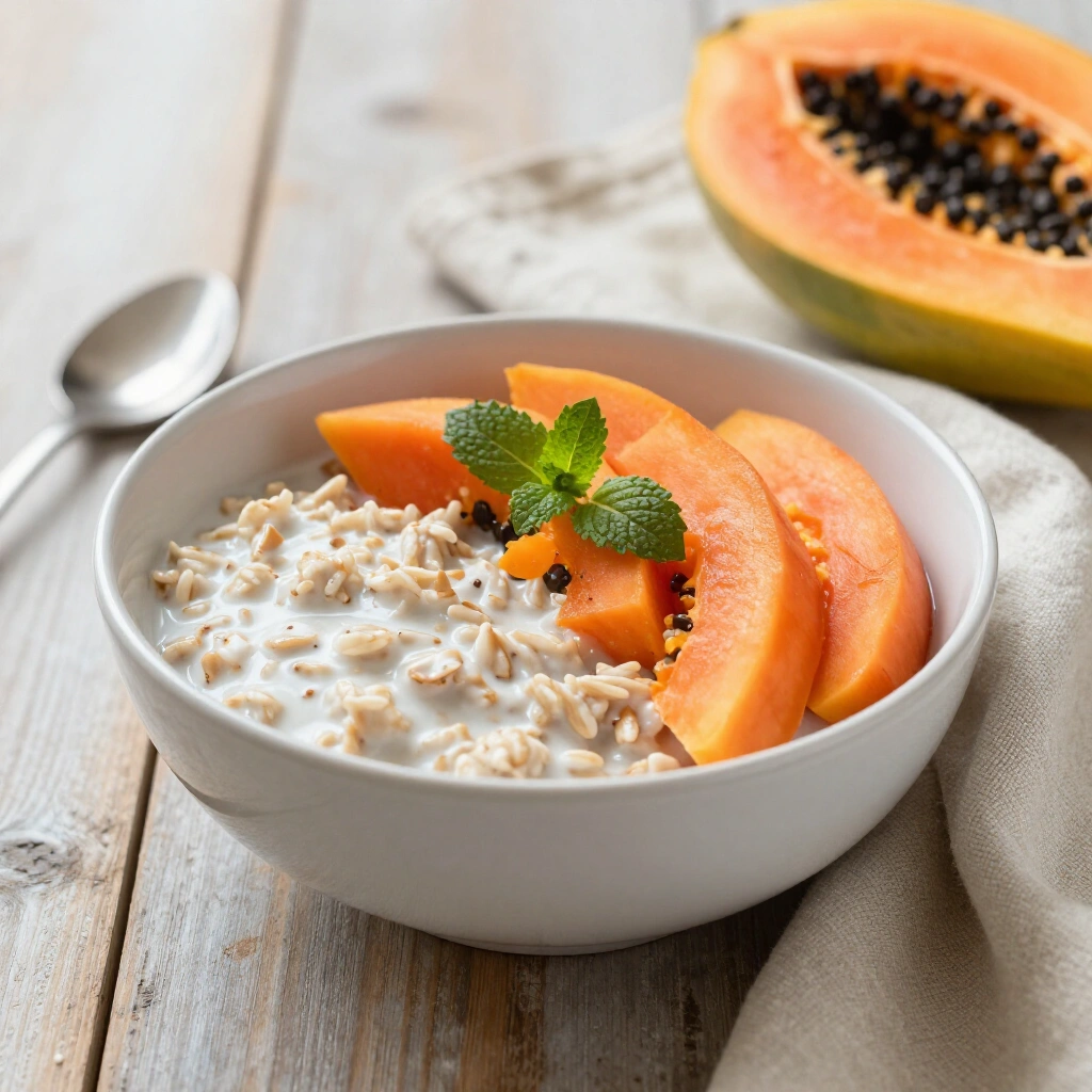 Papaya Overnight Oats