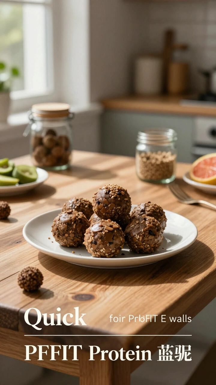 Quick PBFIT Protein Balls Recipe