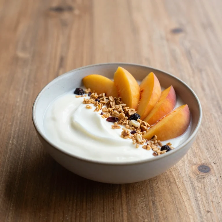 Peach Yogurt Bowl