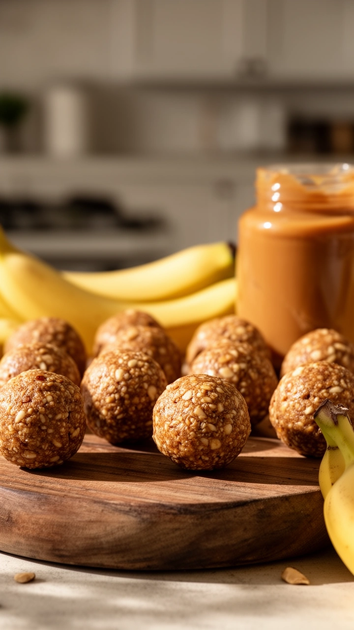 Peanut Butter Banana Protein Balls