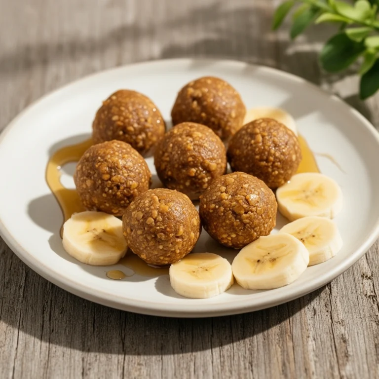 Peanut Butter Banana Protein Balls