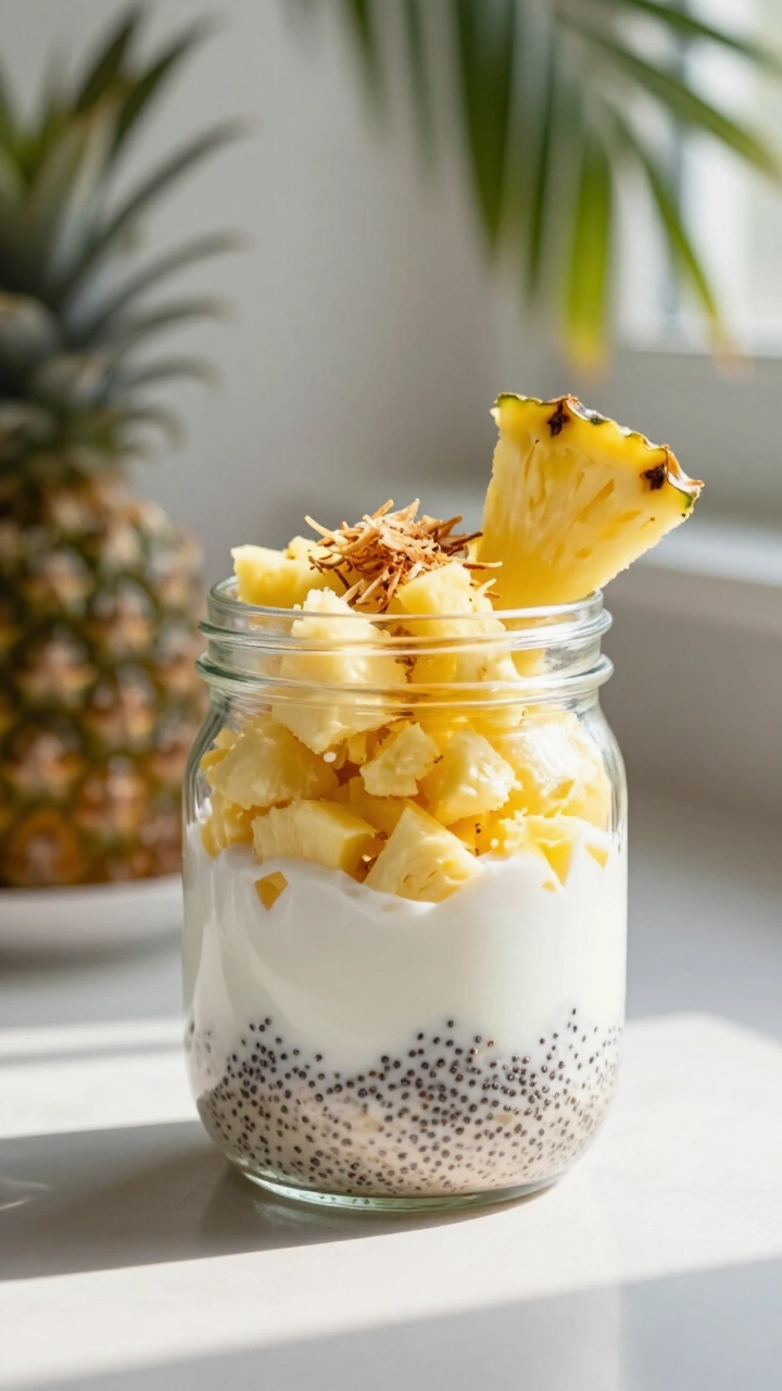 Pina Colada Overnight Oats