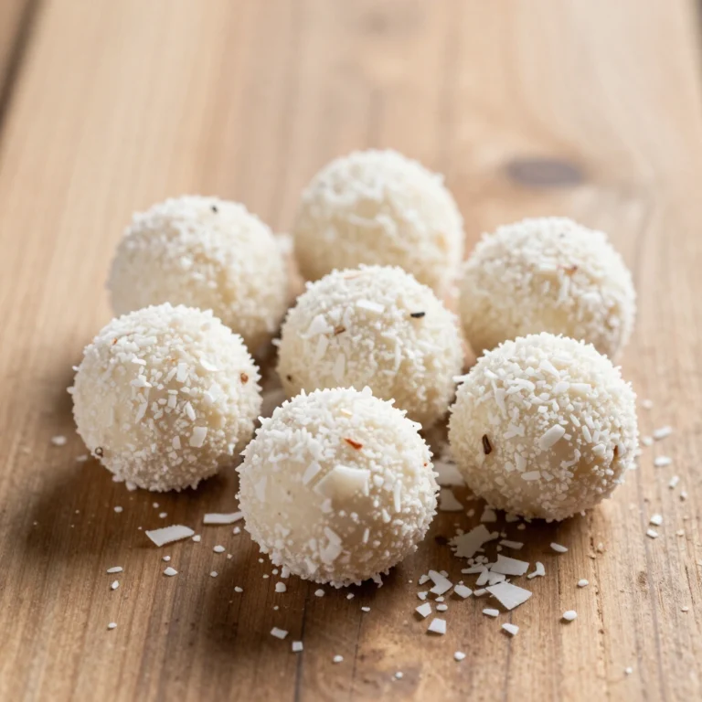 Protein Balls with Coconut Flakes