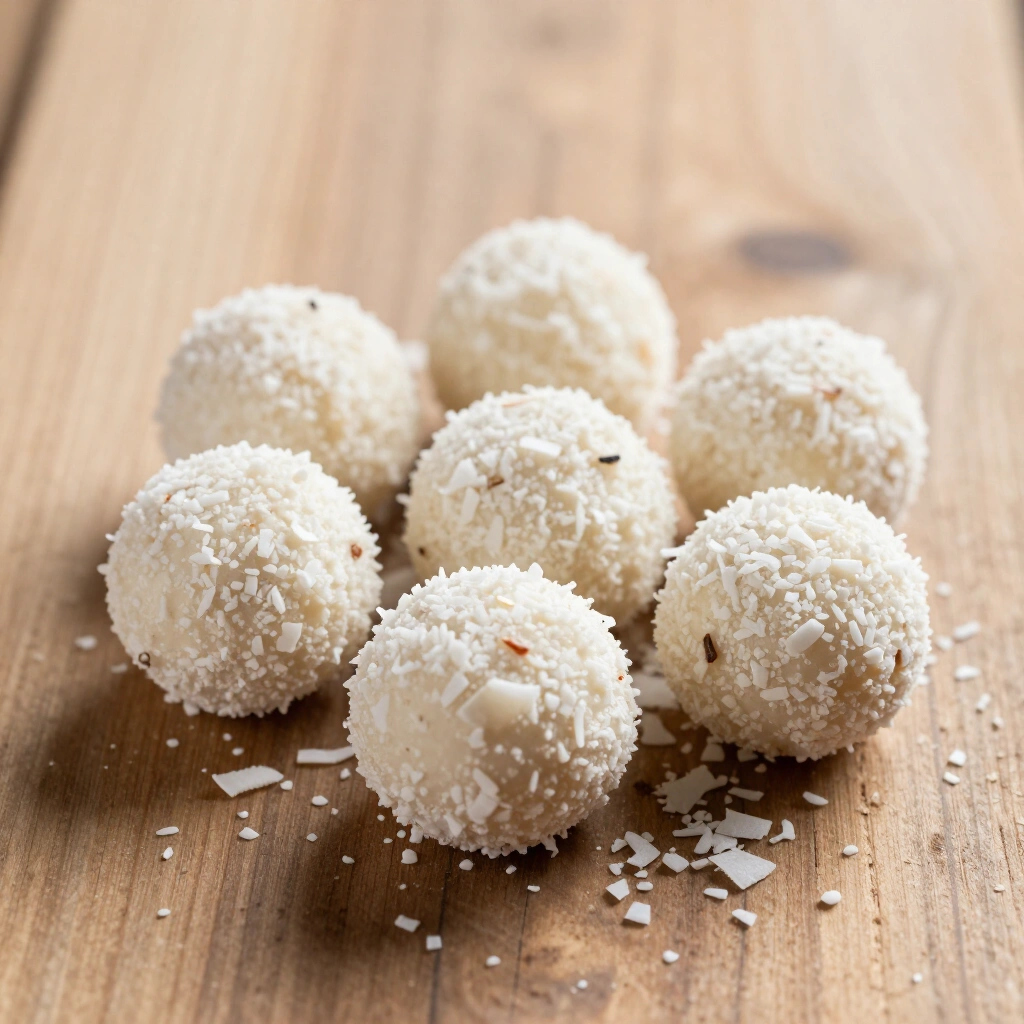 Protein Balls with Coconut Flakes