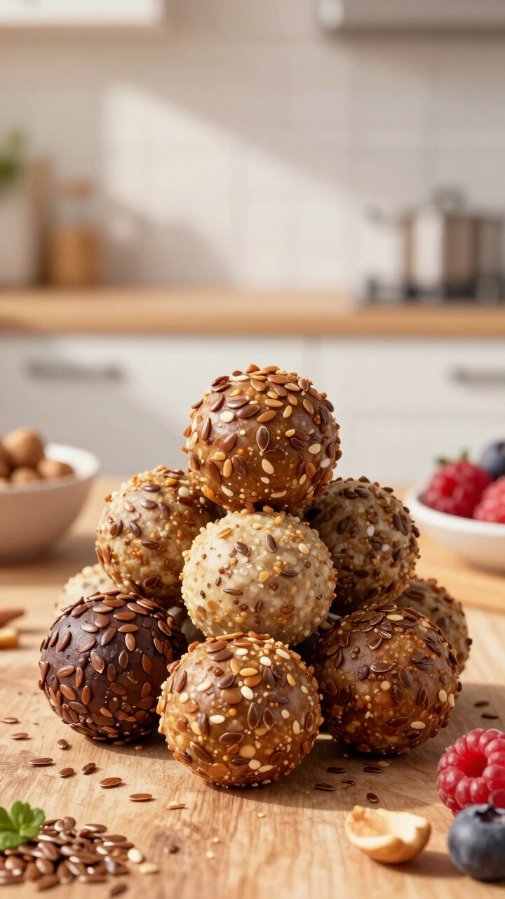 Protein Balls with Flax Seed