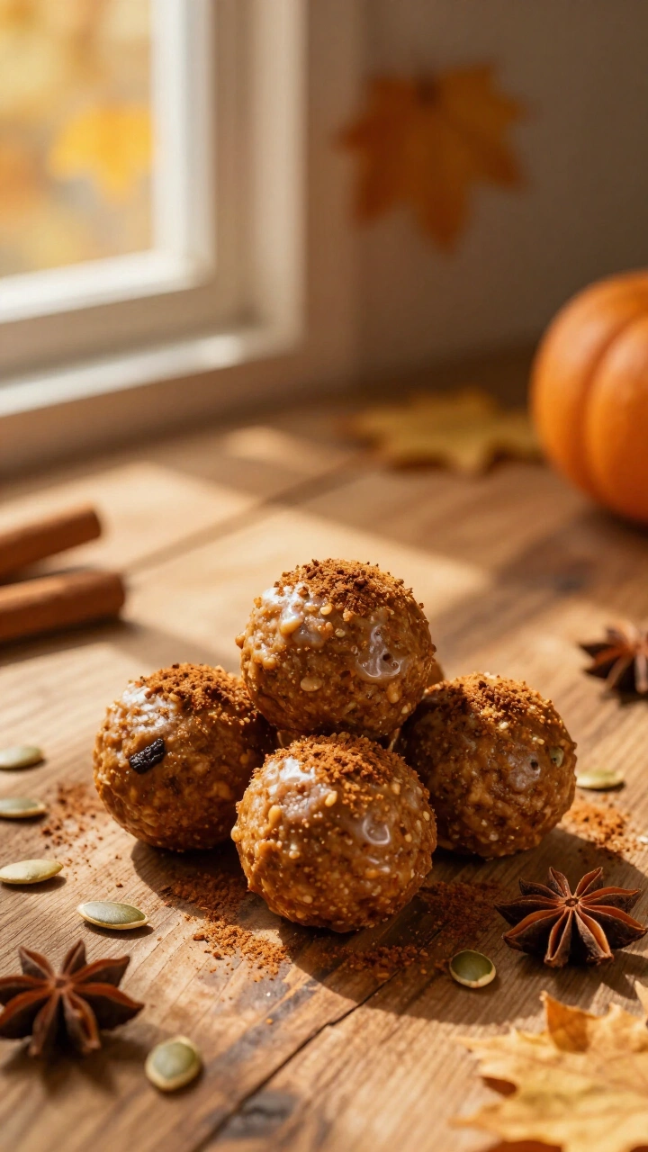Pumpkin Spice Protein Balls