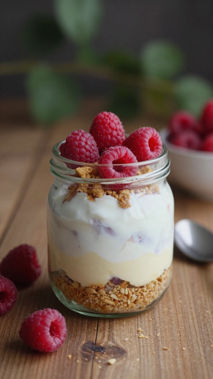 Raspberry Cheesecake Overnight Oats
