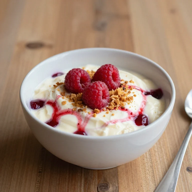 Raspberry Cheesecake Overnight Oats