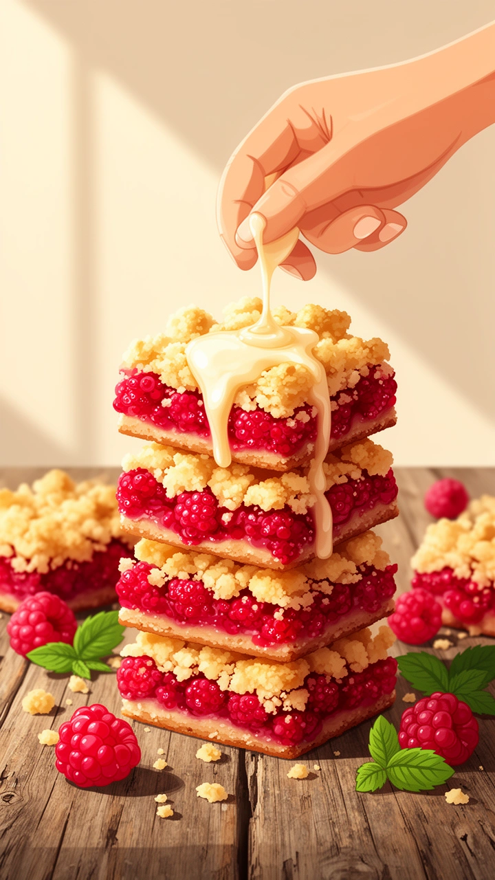 Raspberry Crumble Bars