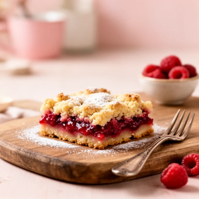 Raspberry Crumble Bars