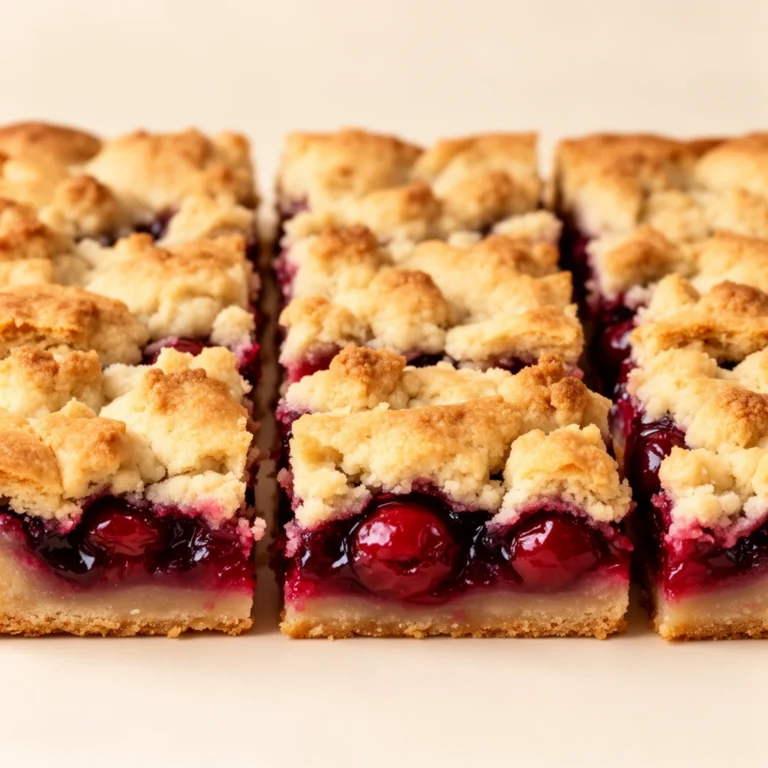 Cherry Pie Crumble Bars