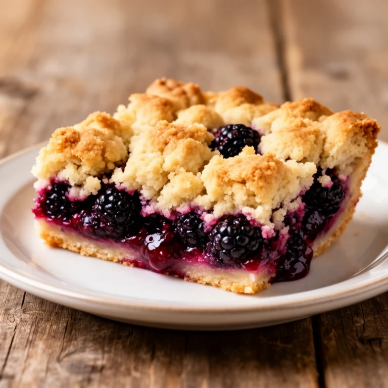 Blackberry Pie Crumble Bars