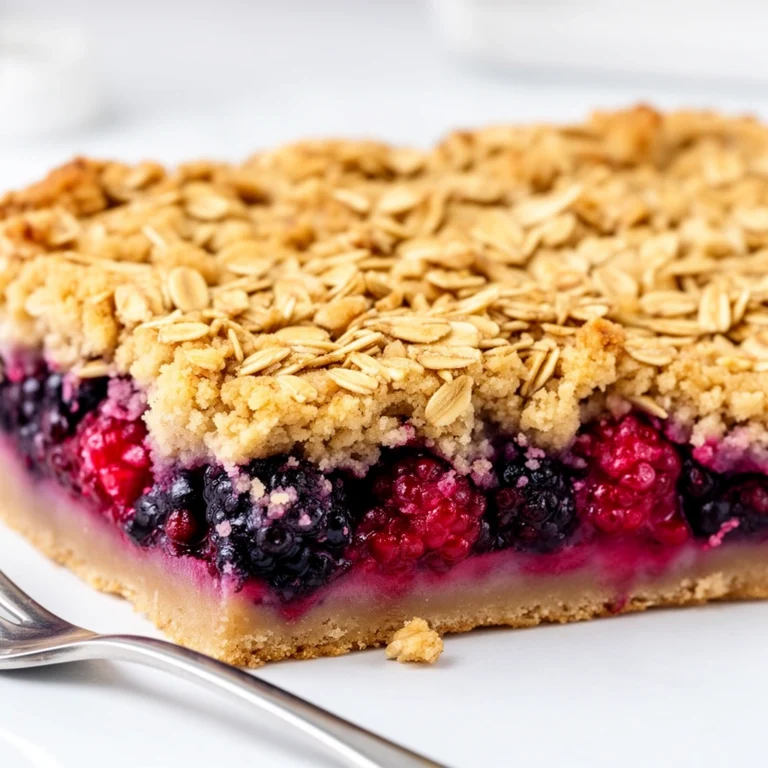 Vegan Berry Crumble Bars