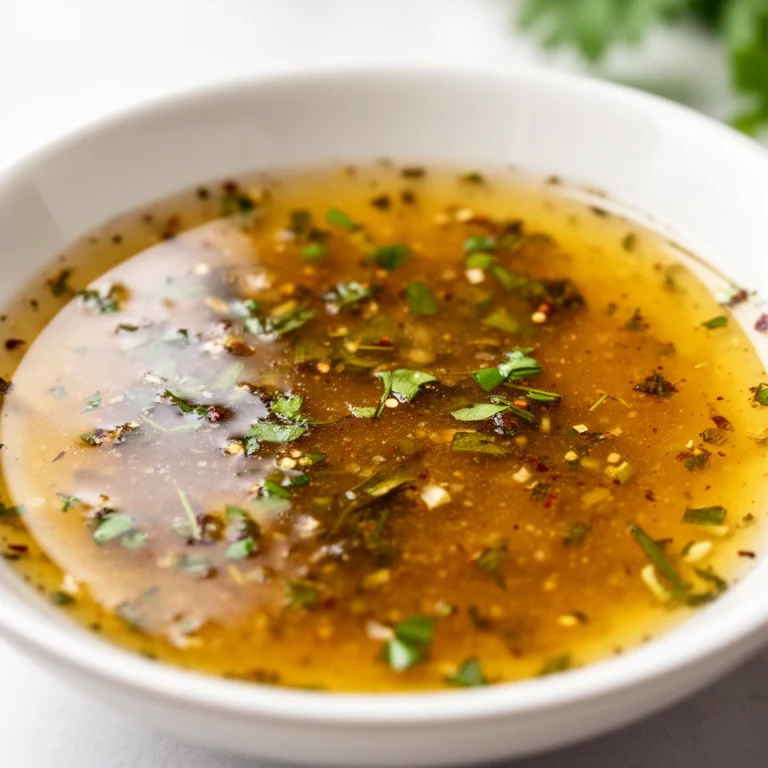 Homemade Vinaigrette Dressing