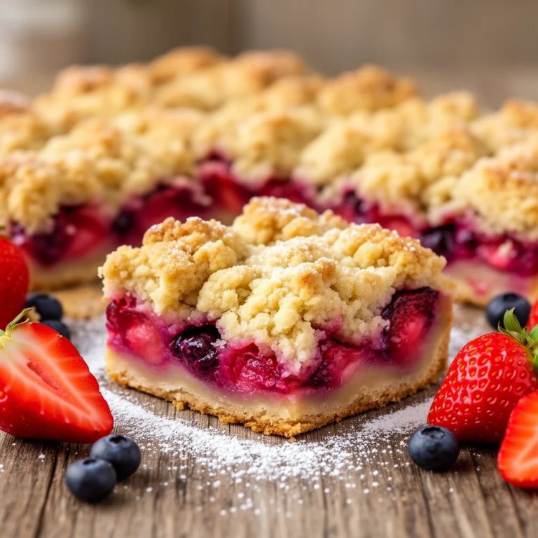 Fruit Crumble Bars