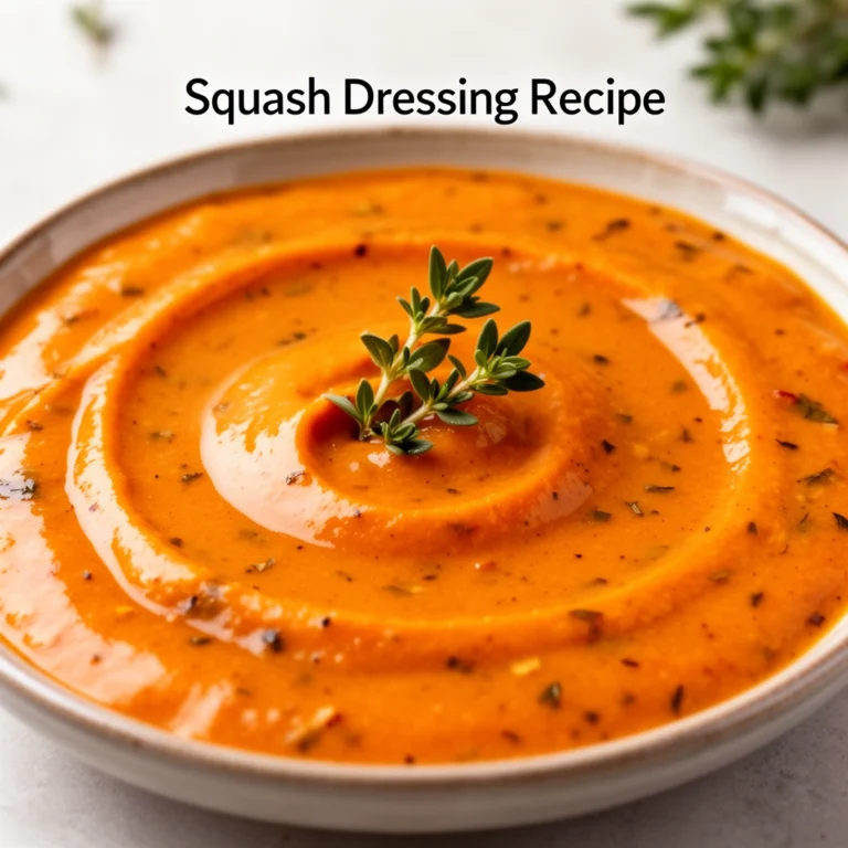 Squash Dressing Recipe