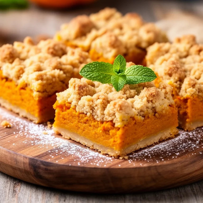 Pumpkin Pie Crumble Bars