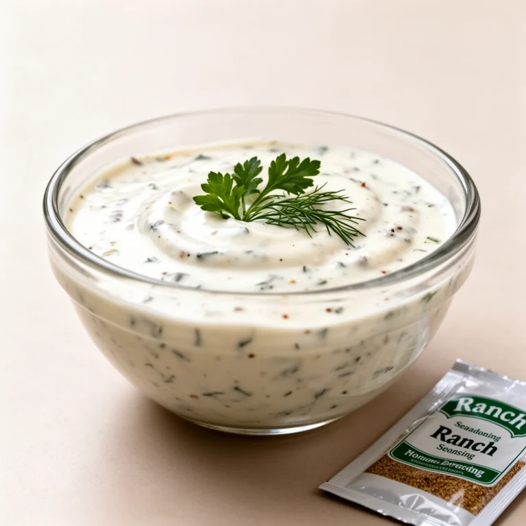 Homemade Ranch Dressing With Packet