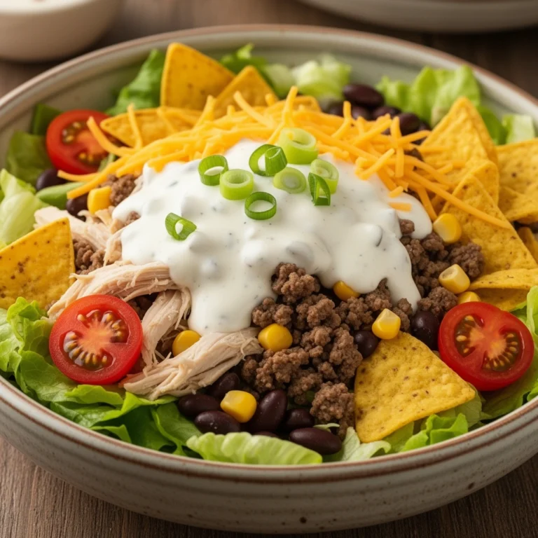 Taco Salad With French Dressing