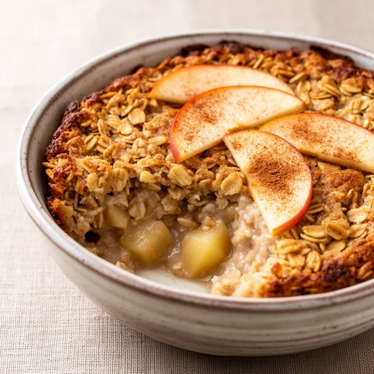 Apple Cinnamon Baked Oatmeal