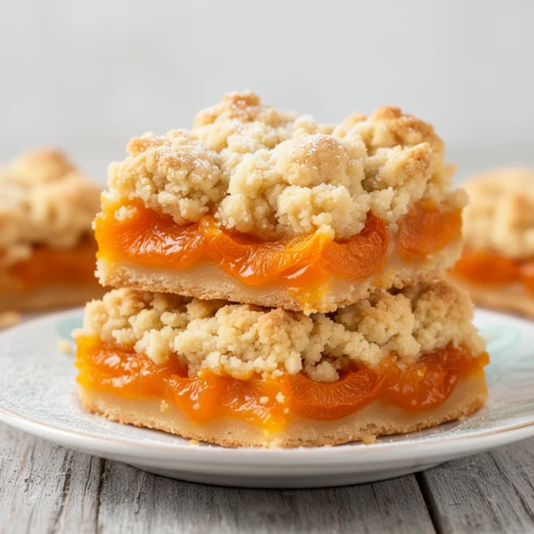 Apricot Crumble Bars