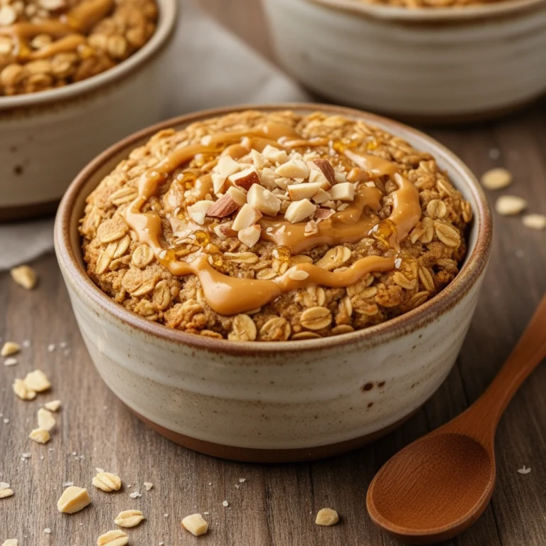 Peanut Butter Baked Oatmeal