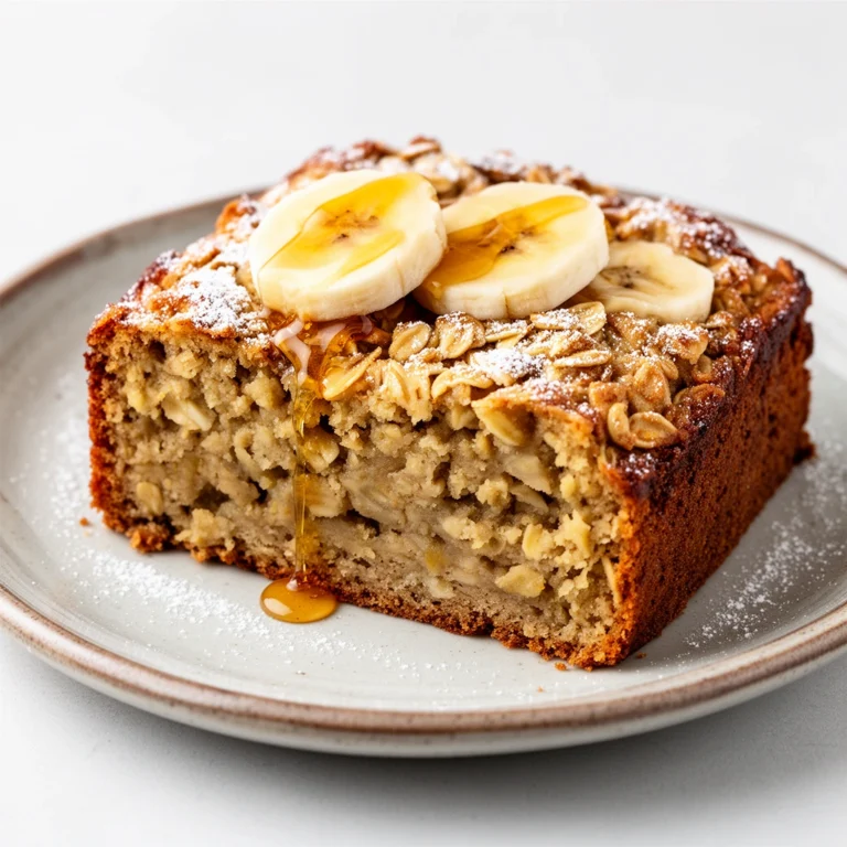 Banana Bread Baked Oatmeal