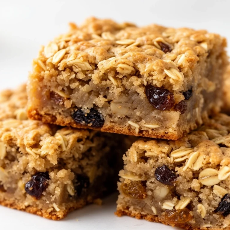 Soft Baked Oatmeal Bars